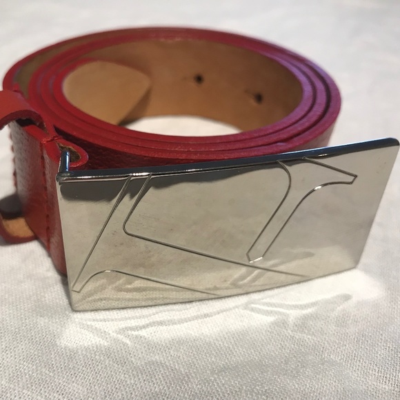 Furla Leather Insignia Belt - Silver main image 4